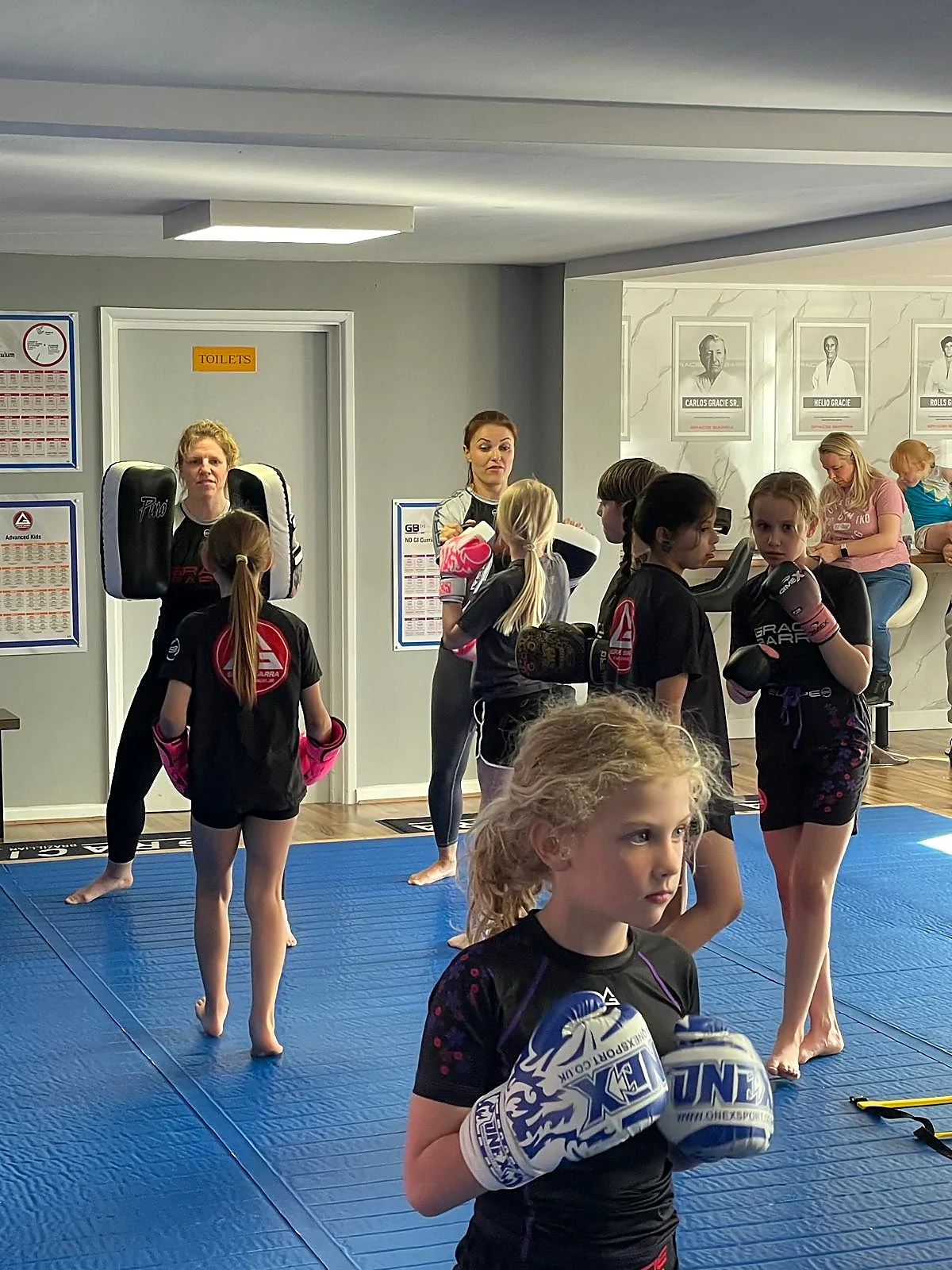 Young student training Brazilian Jiu‑Jitsu