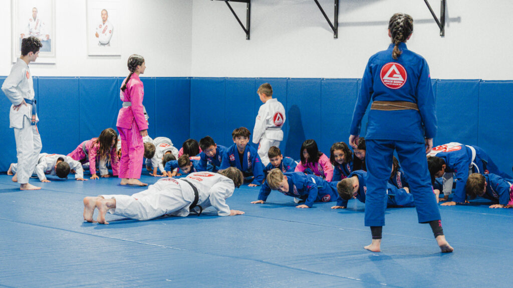 Youth Brazilian Jiu‑Jitsu training